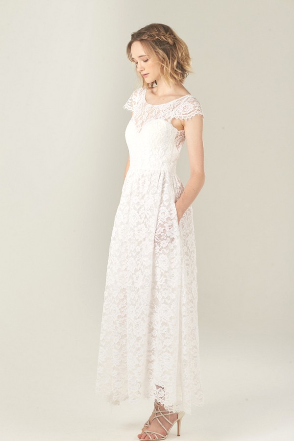 Poppy - Ankle length Wedding Dress
