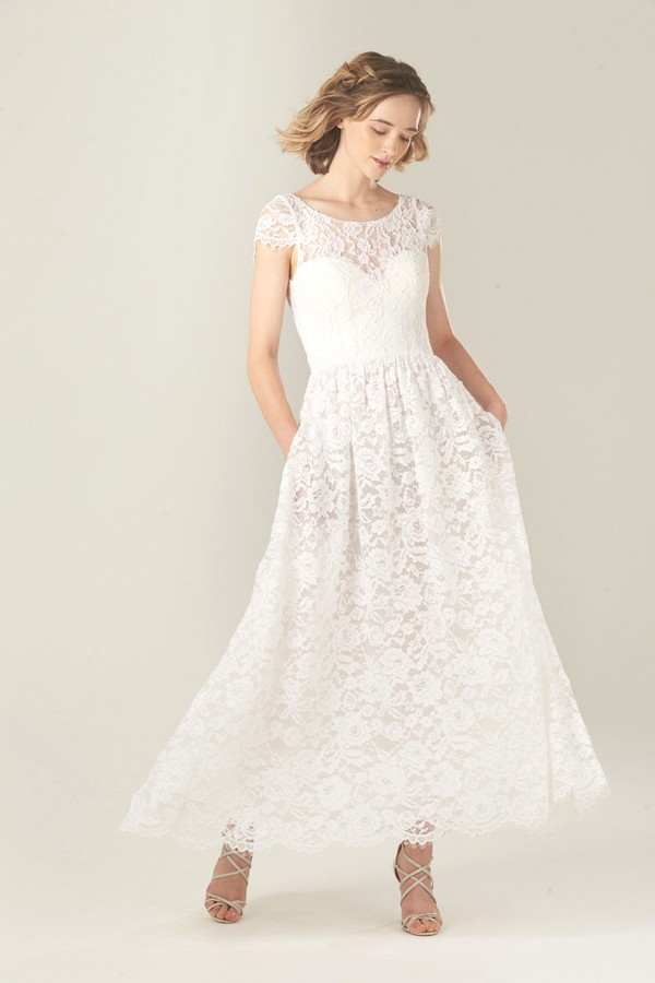 Poppy - Ankle length Wedding Dress