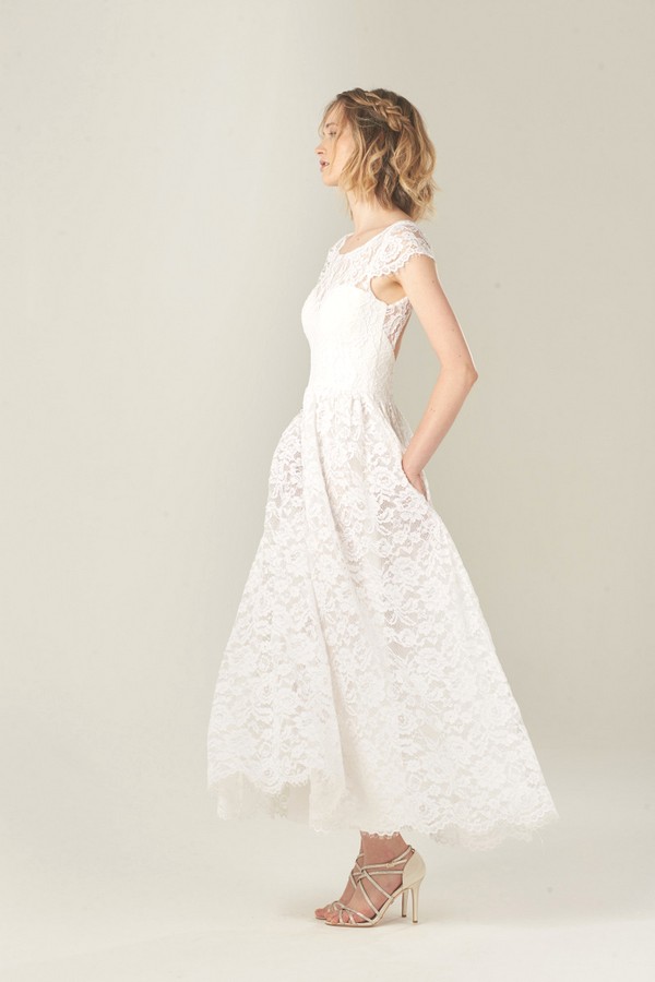 Poppy - Ankle length Wedding Dress