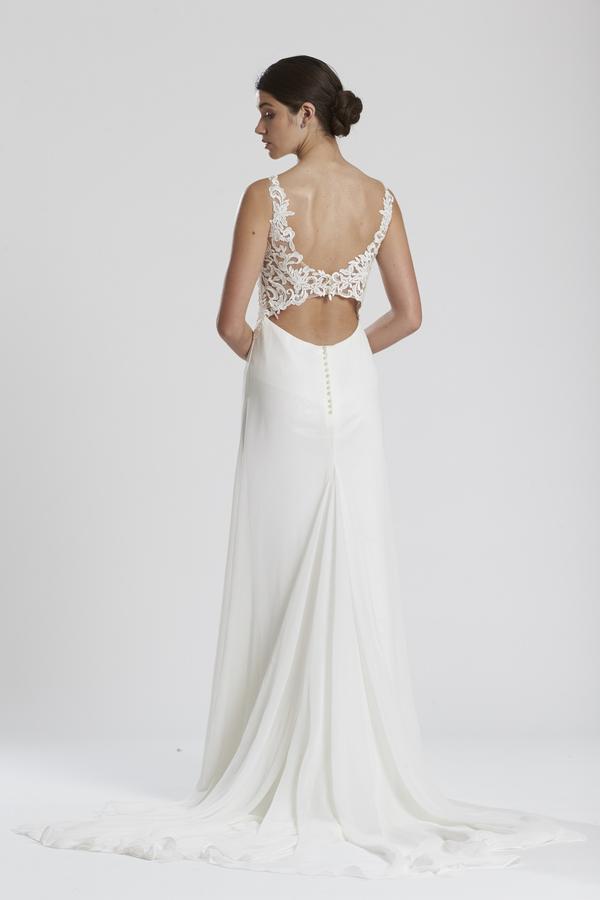 Azalea with deep sweetheart neckline Wedding Dress