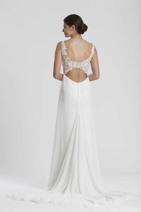 Azalea with deep sweetheart neckline Wedding Dress