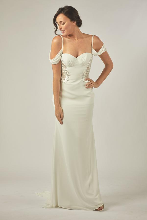 Fleur de Lis Wedding Dress