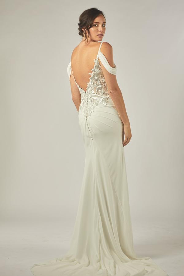 Fleur de Lis Wedding Dress