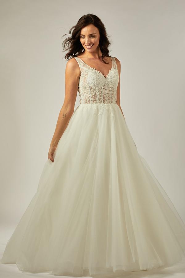 Lavender Wedding Dress