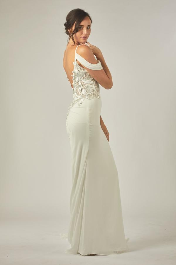 Fleur de Lis Wedding Dress