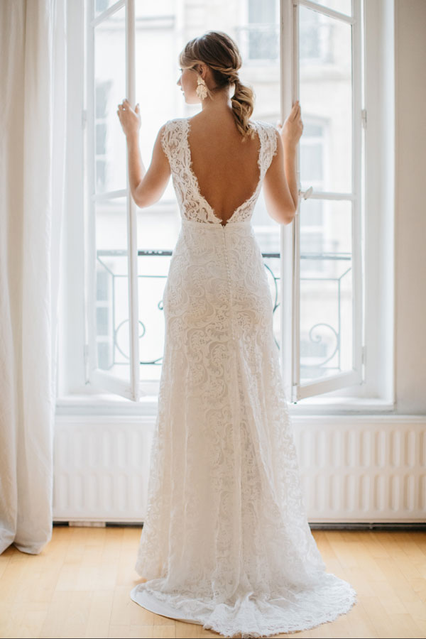 Bluebell luxurious lace wedding dress