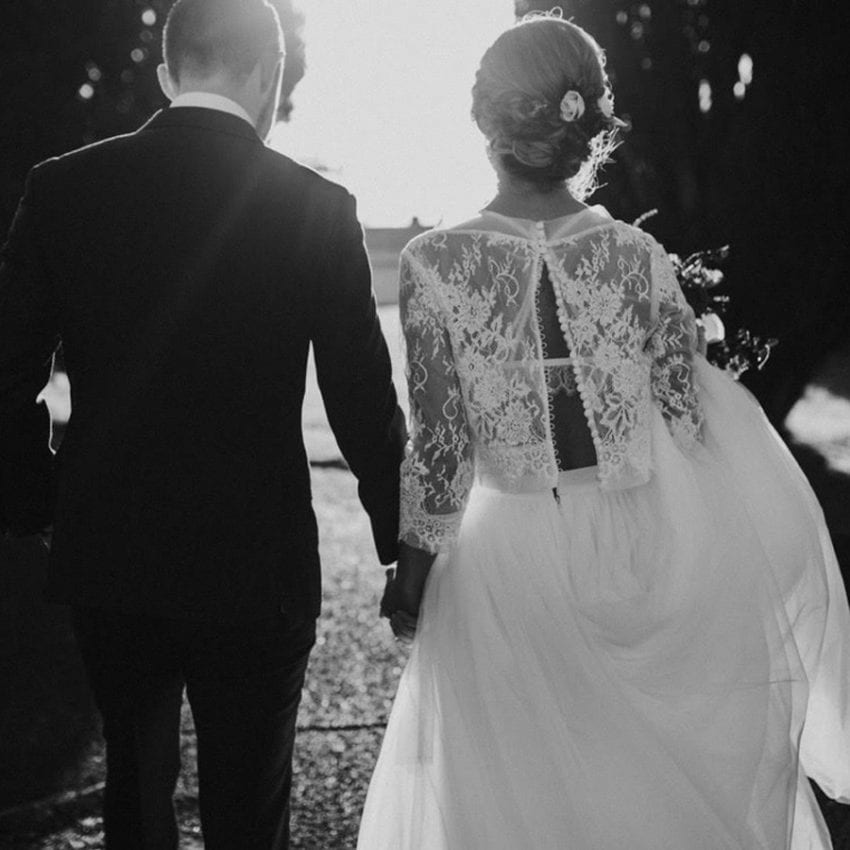 Feature-Rebecca-daisy-lilac-top-wedding-dress-bride-groom-two-piece-black-and-white