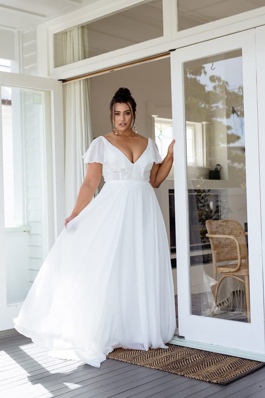 Ayana outdoor summer wedding dress