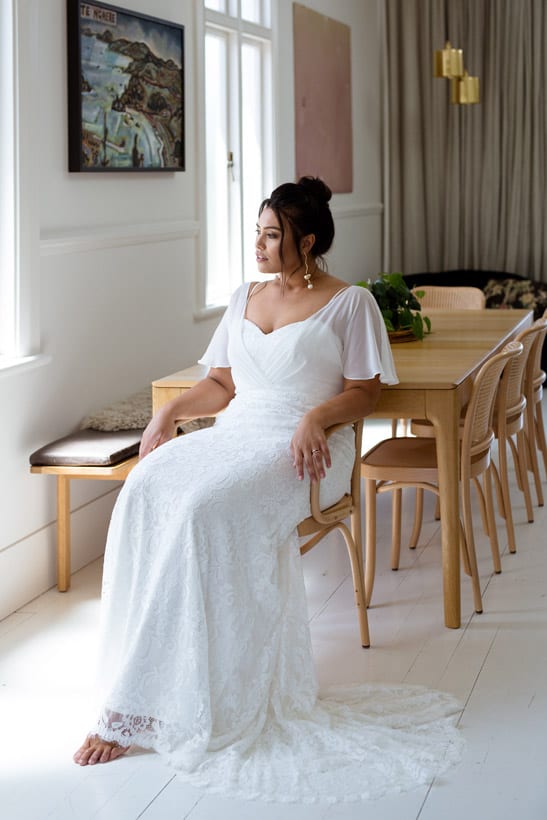 Primrose floaty and sexy wedding dress