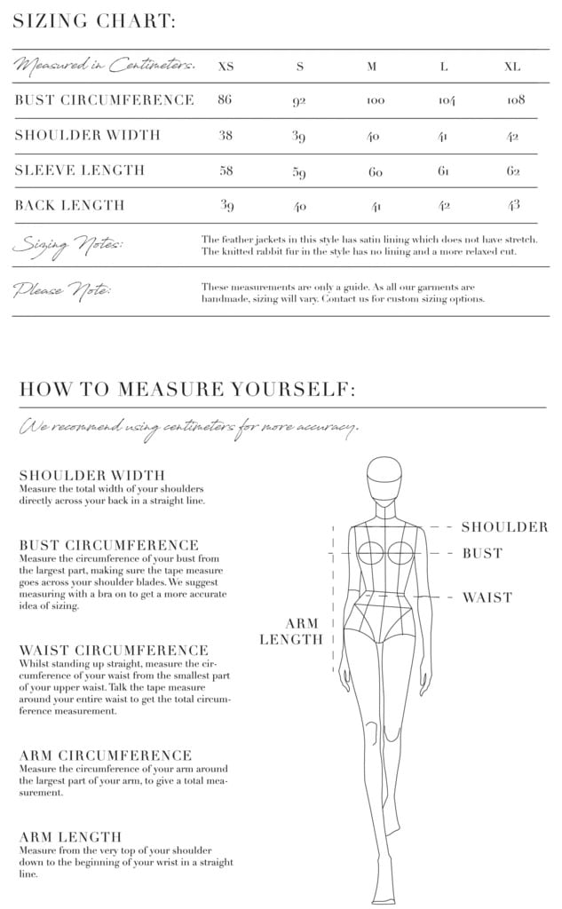 Mode and Affaire sizing